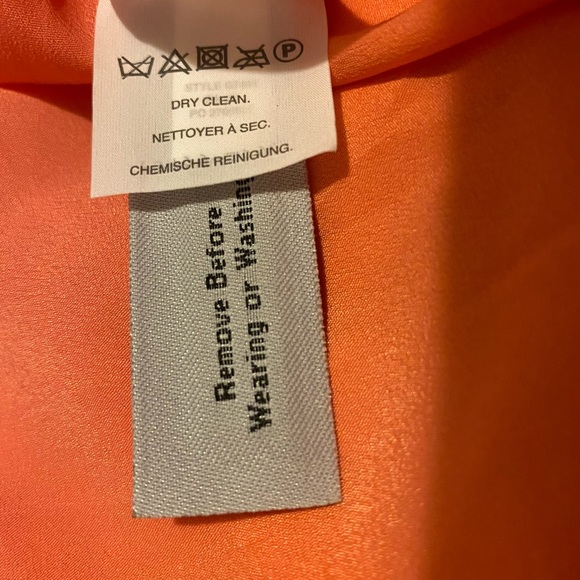 J. Crew Orange Daisy Lace Midi Dress Size 4 - Picture 9 of 9